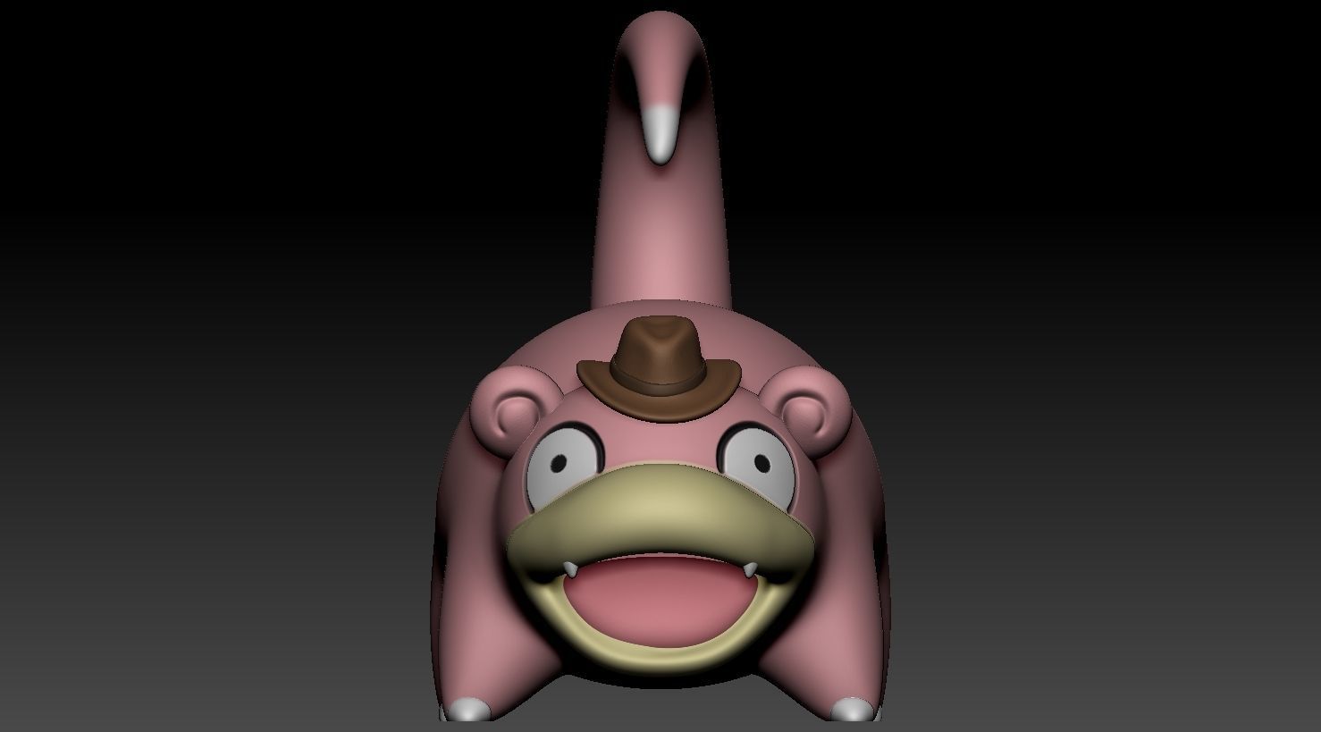 Detective Slowpoke 3D print model_1