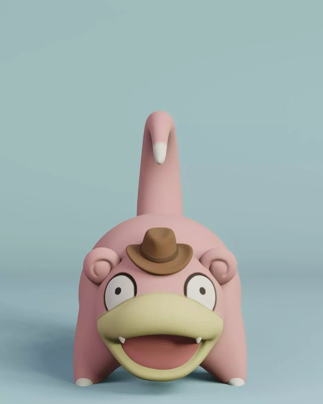 Detective Slowpoke 3D print model_0