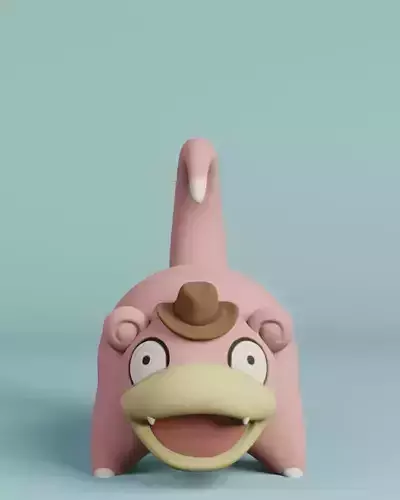 Detective Slowpoke 3D print model