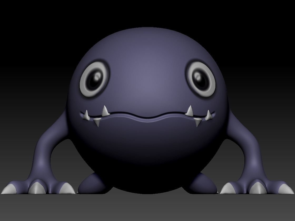otamamon 3D print model_1