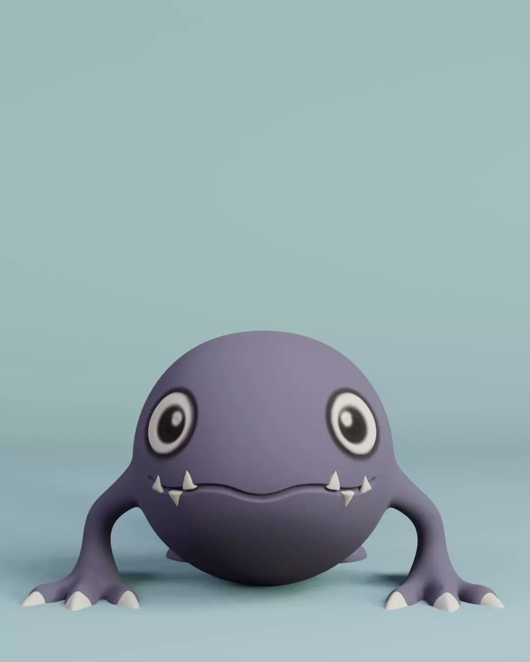 otamamon 3D print model_0