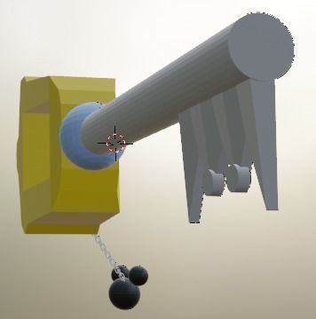 Keyblade Kingdom Hearts Low-poly 3D model_1