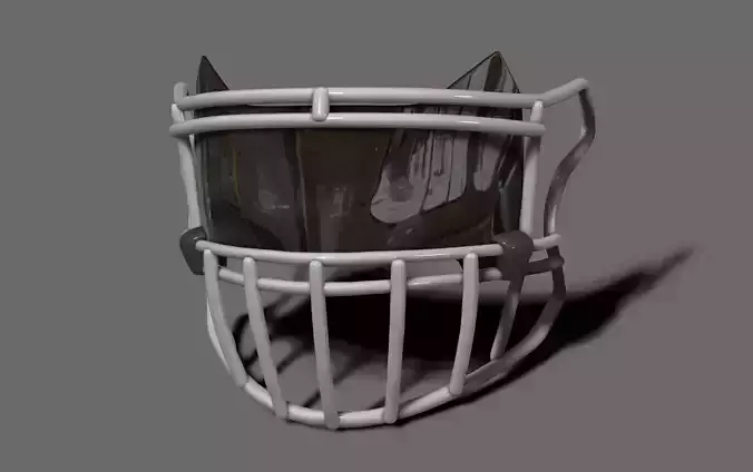SHOC Visor and Facemask III for NFL Riddell SPEEDFLEX Helmet  3D print model