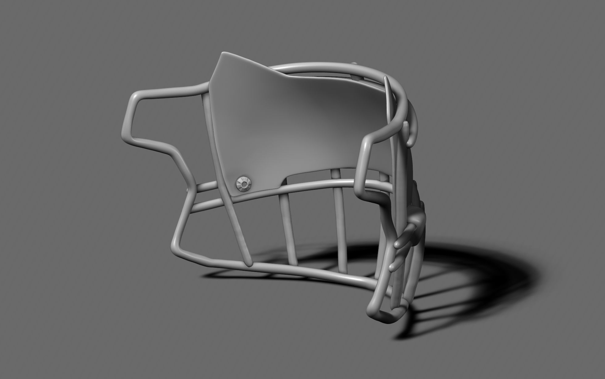 SHOC Visor and Facemask III for NFL Riddell SPEEDFLEX Helmet  3D print model_5