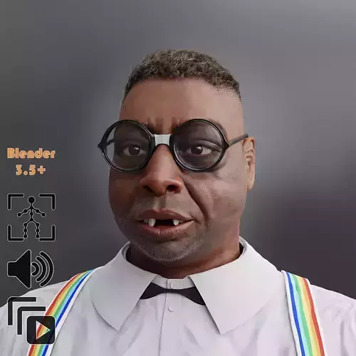 Beetlejuice Likeness Model - Animation with sound