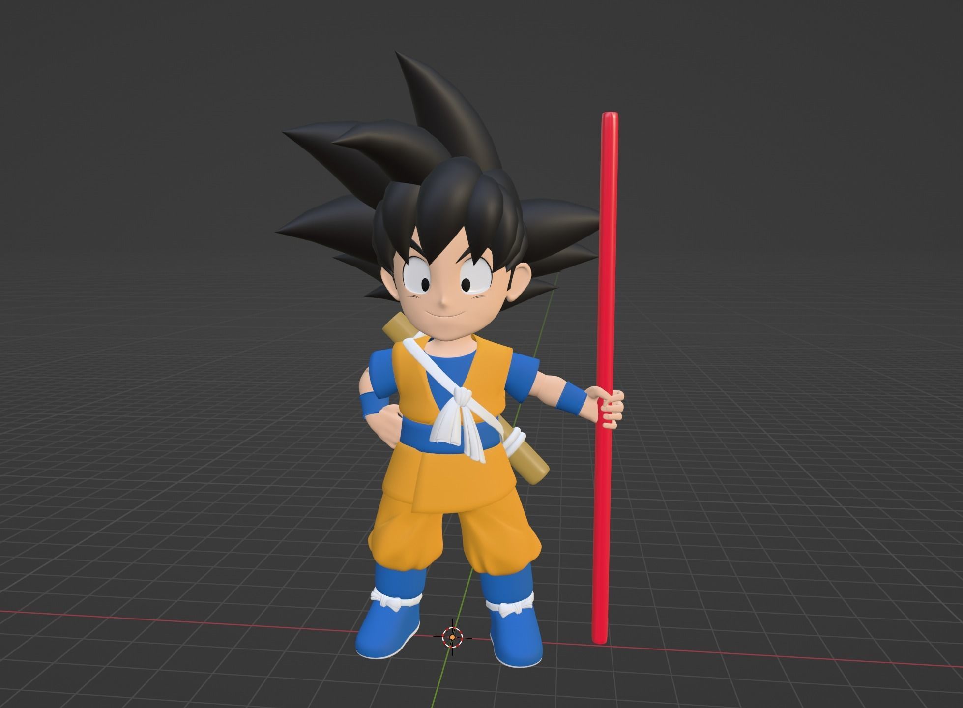Goku Mini - Dragonball Daima 3D model_6