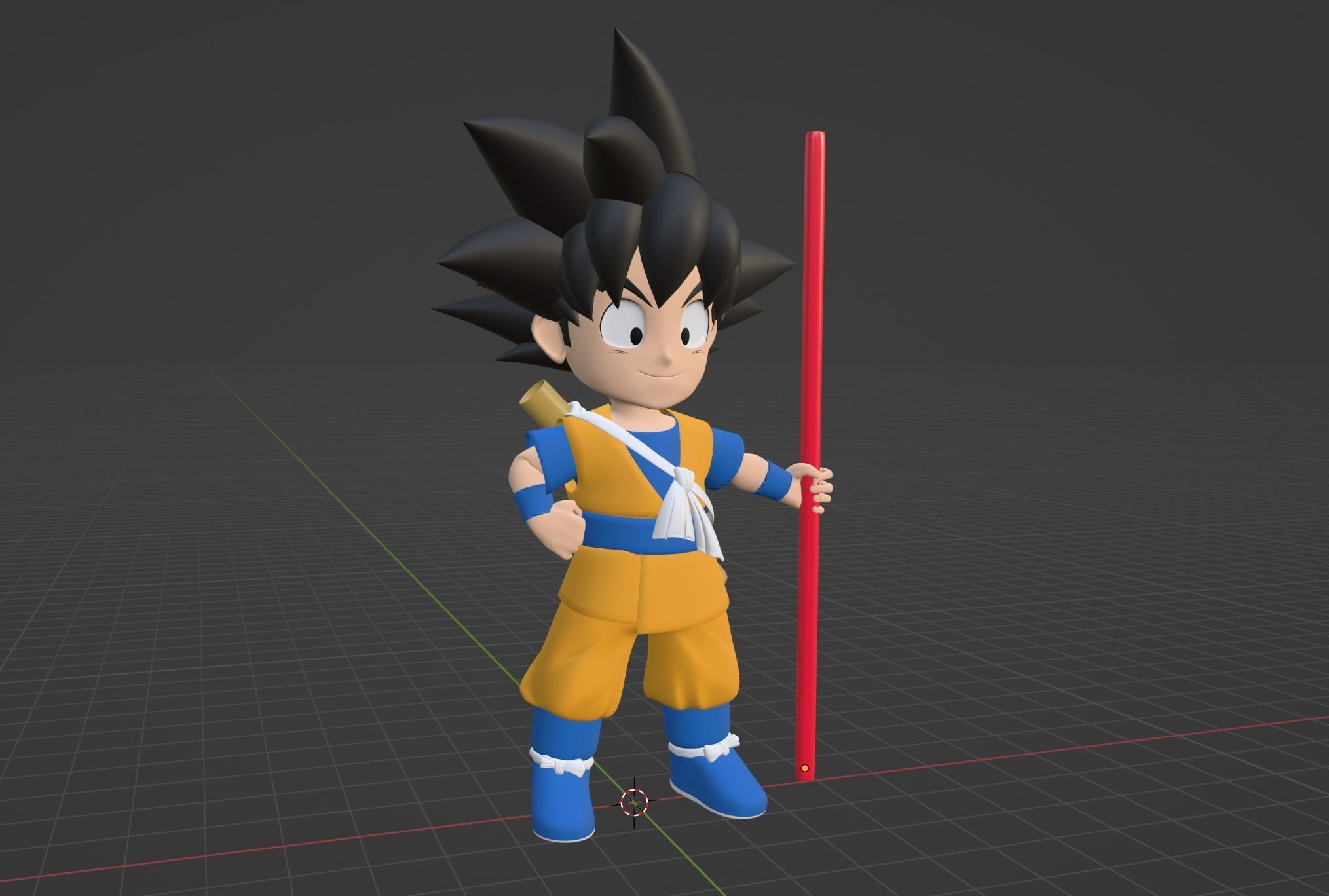Goku Mini - Dragonball Daima 3D model_9