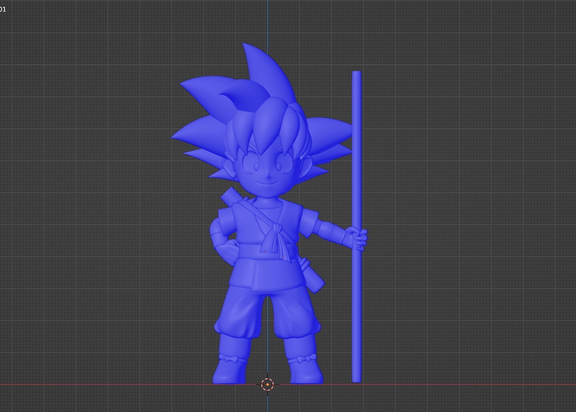 Goku Mini - Dragonball Daima 3D model_16