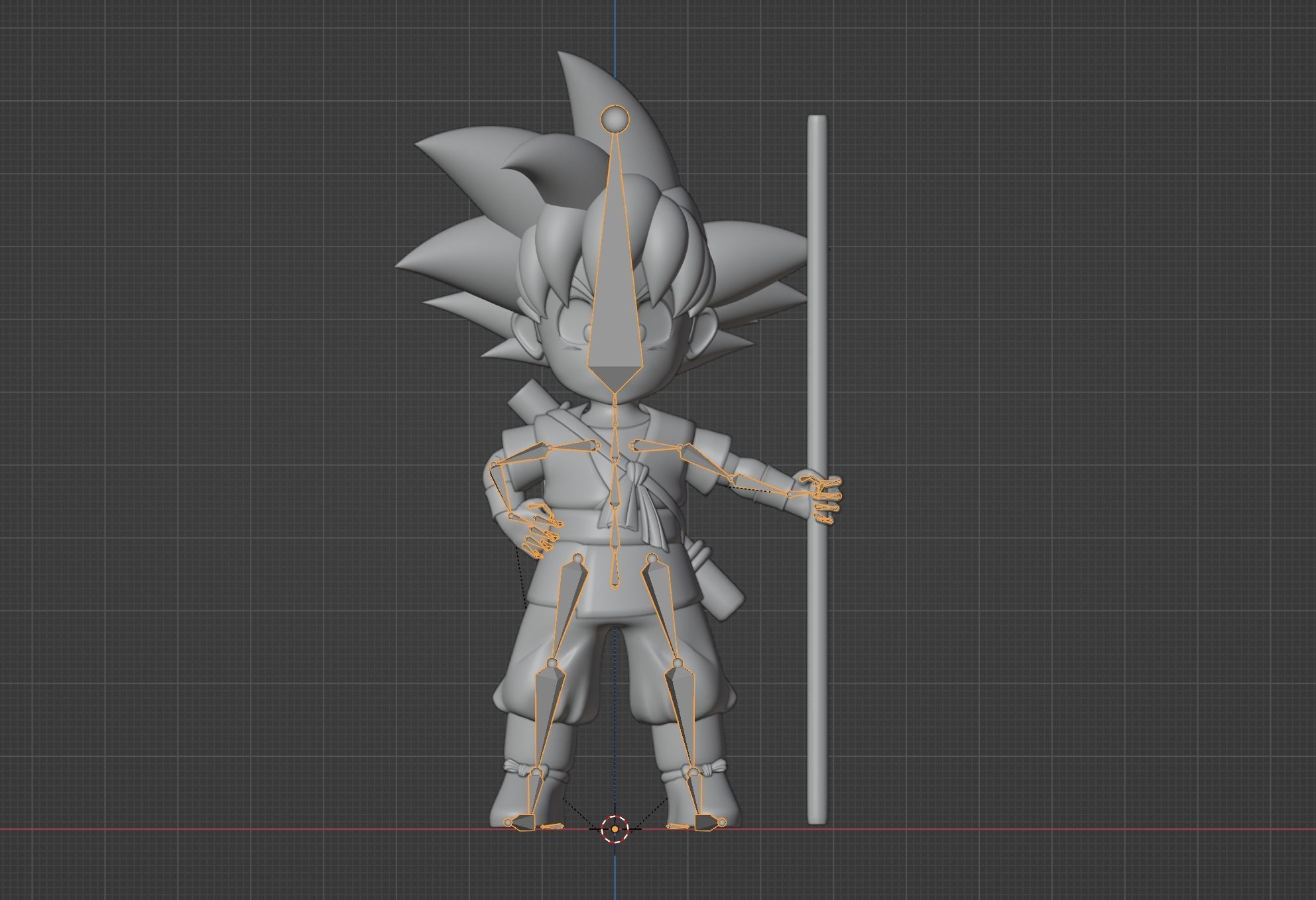 Goku Mini - Dragonball Daima 3D model_15