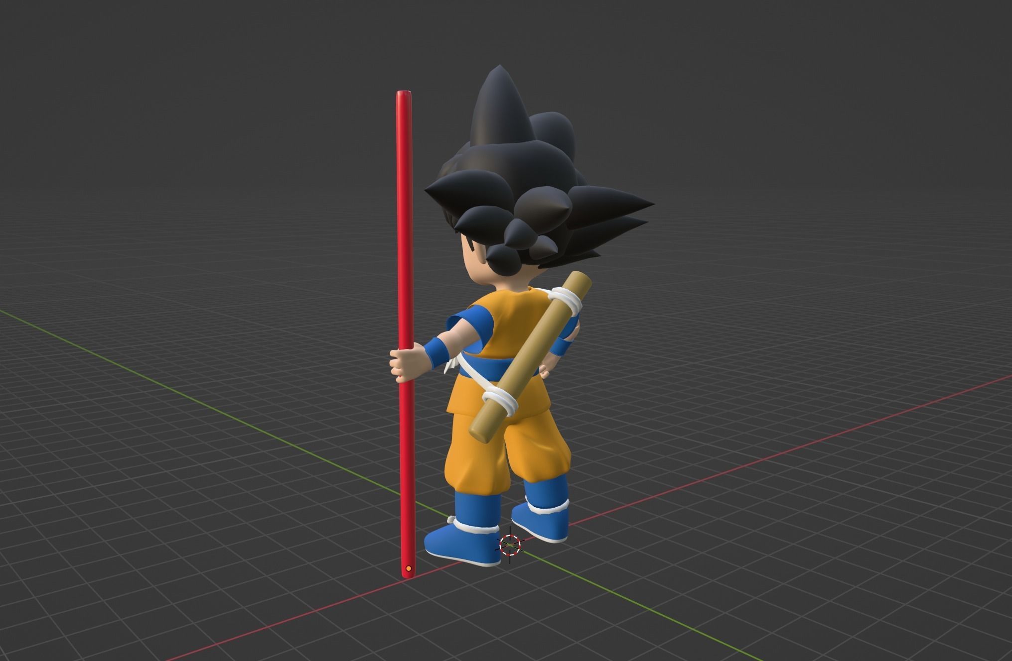 Goku Mini - Dragonball Daima 3D model_7