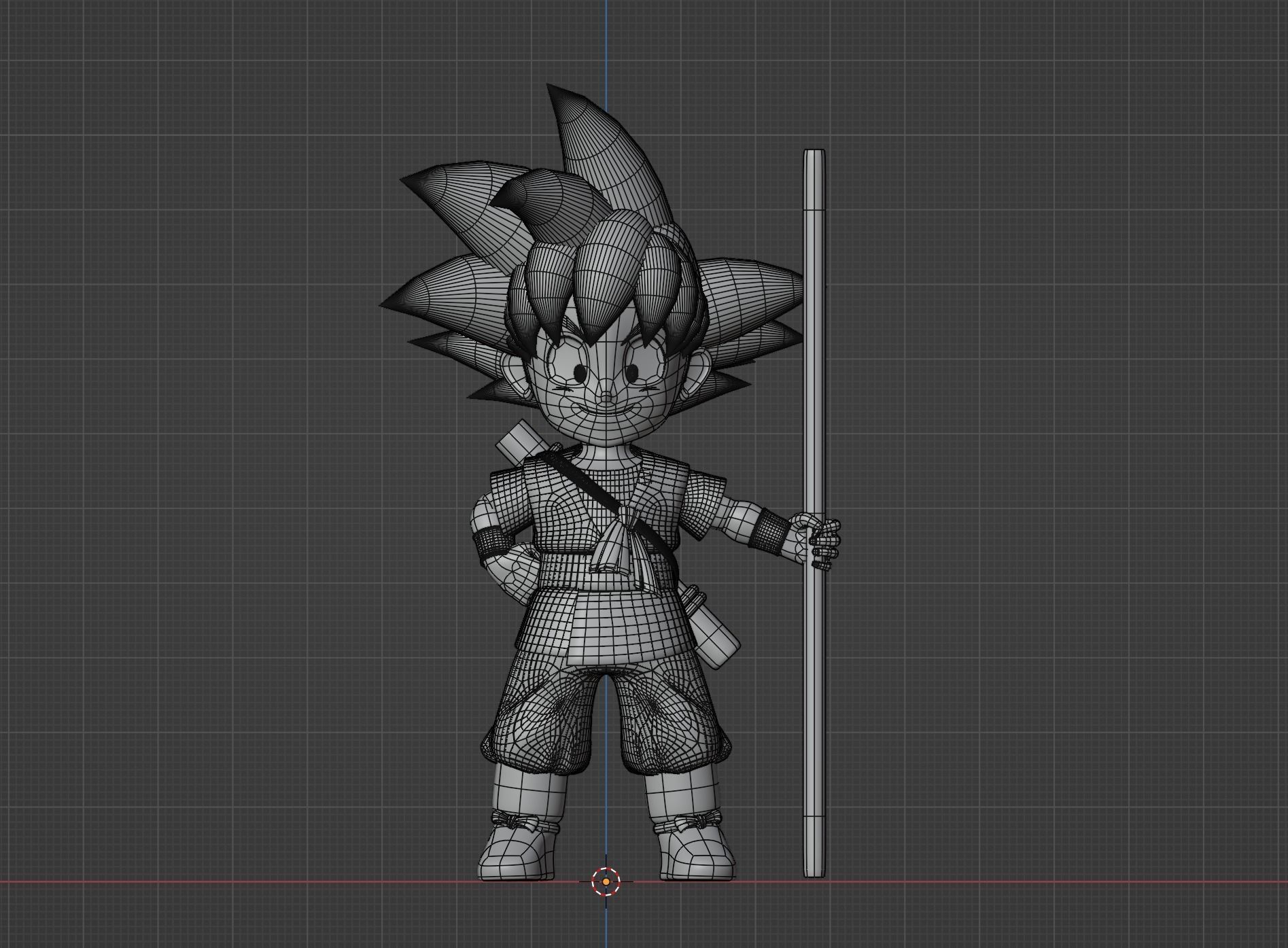 Goku Mini - Dragonball Daima 3D model_11