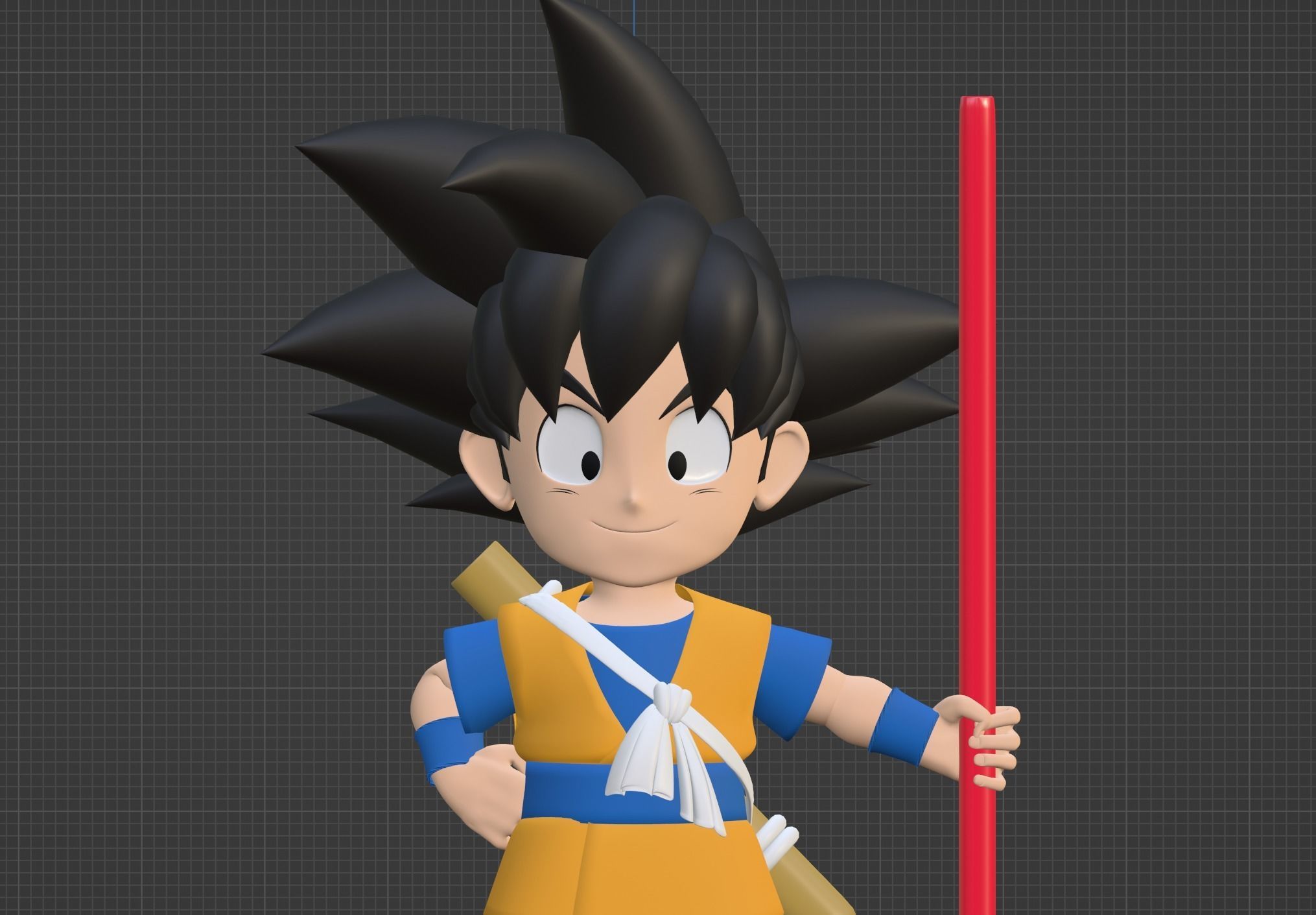 Goku Mini - Dragonball Daima 3D model_10