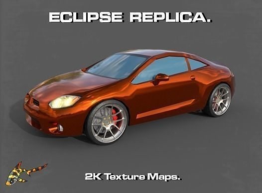 ECLIPSE REPLICA Low-poly 3D model