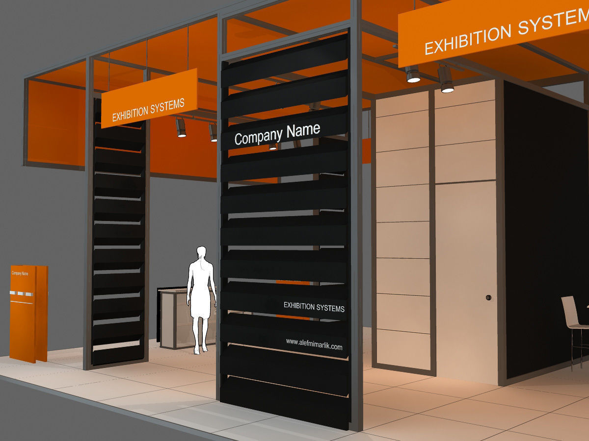 Exhibition Stand - ST002 3D model_2