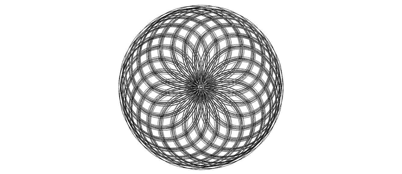 Wireframe Shape Geometric Twisted Sphere 3D print model_16