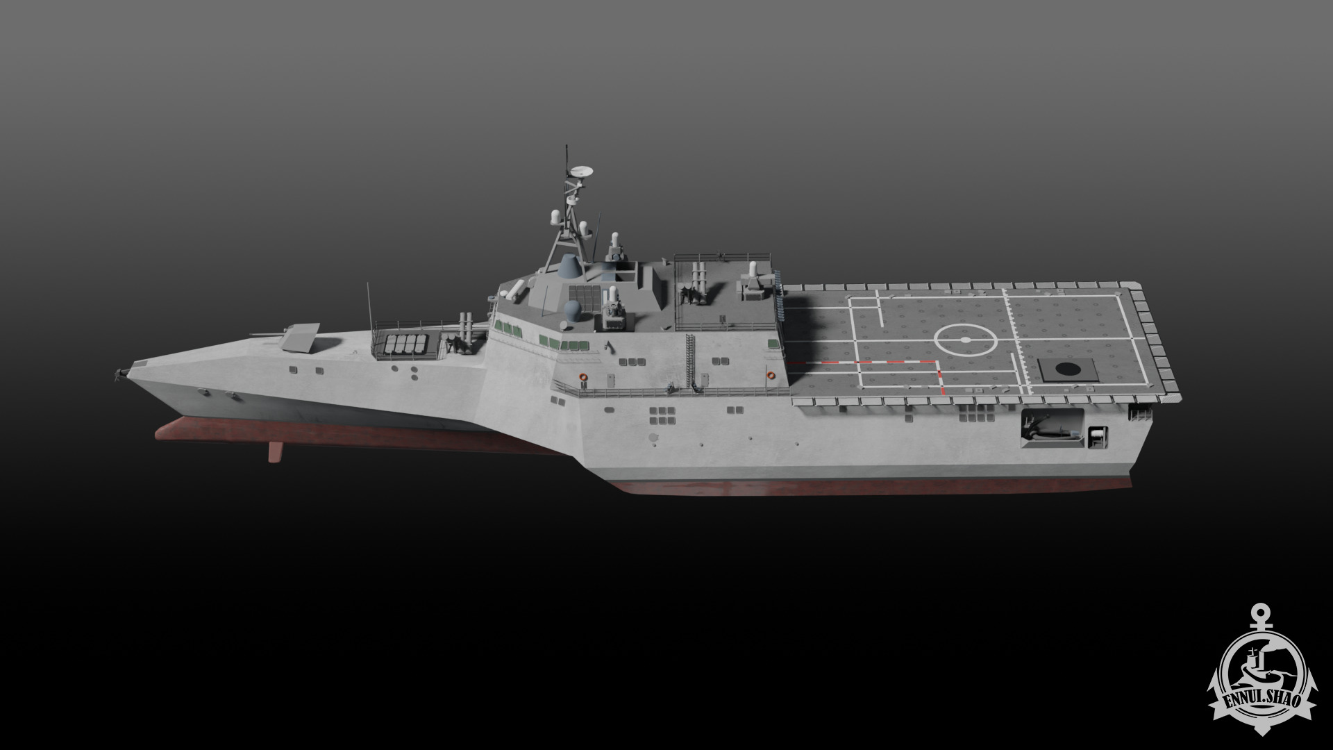 Littoral Combat Ship Independence class 3D model_6