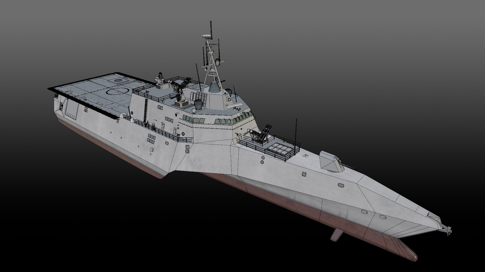Littoral Combat Ship Independence class 3D model_9