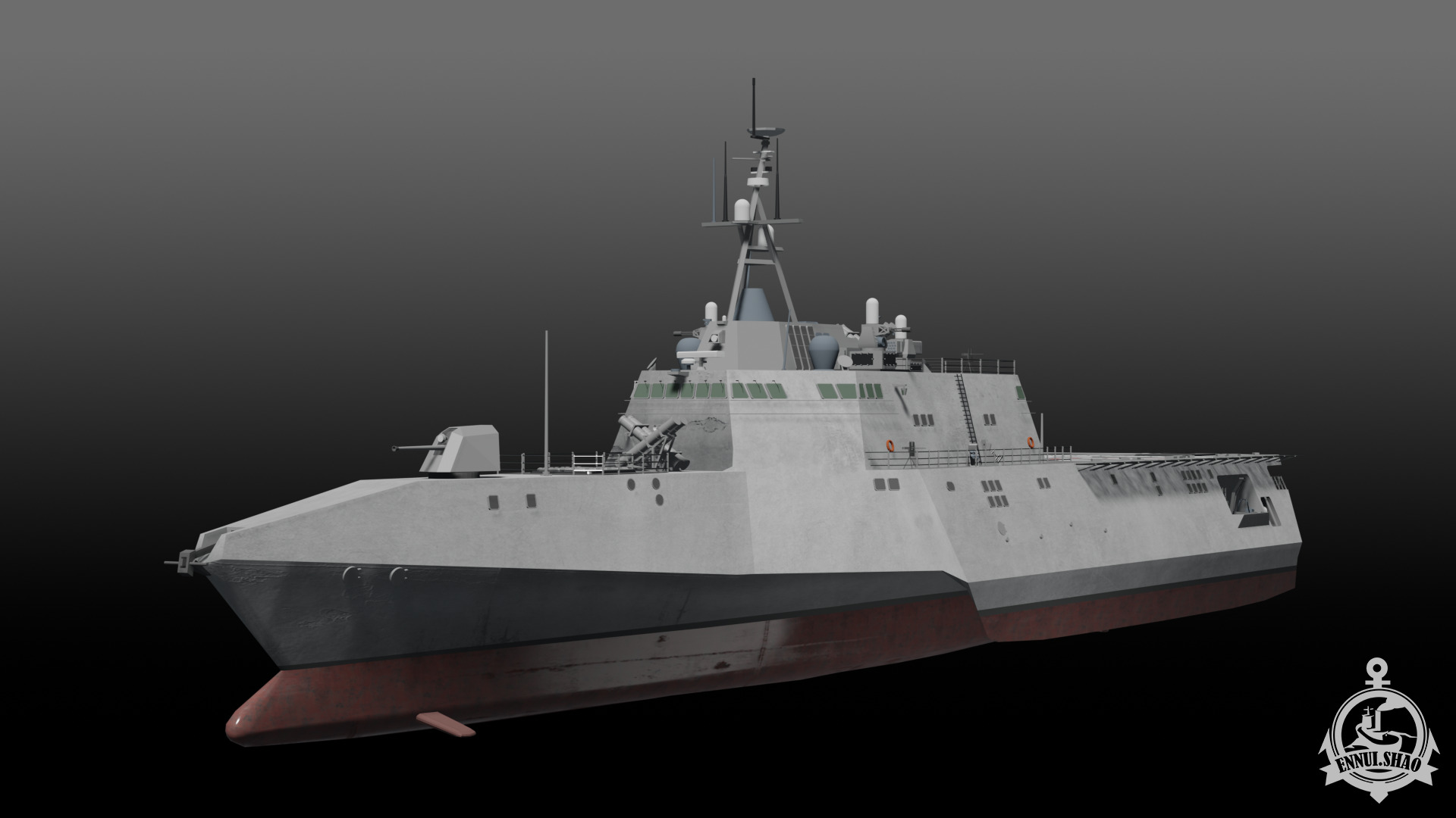 Littoral Combat Ship Independence class 3D model_2