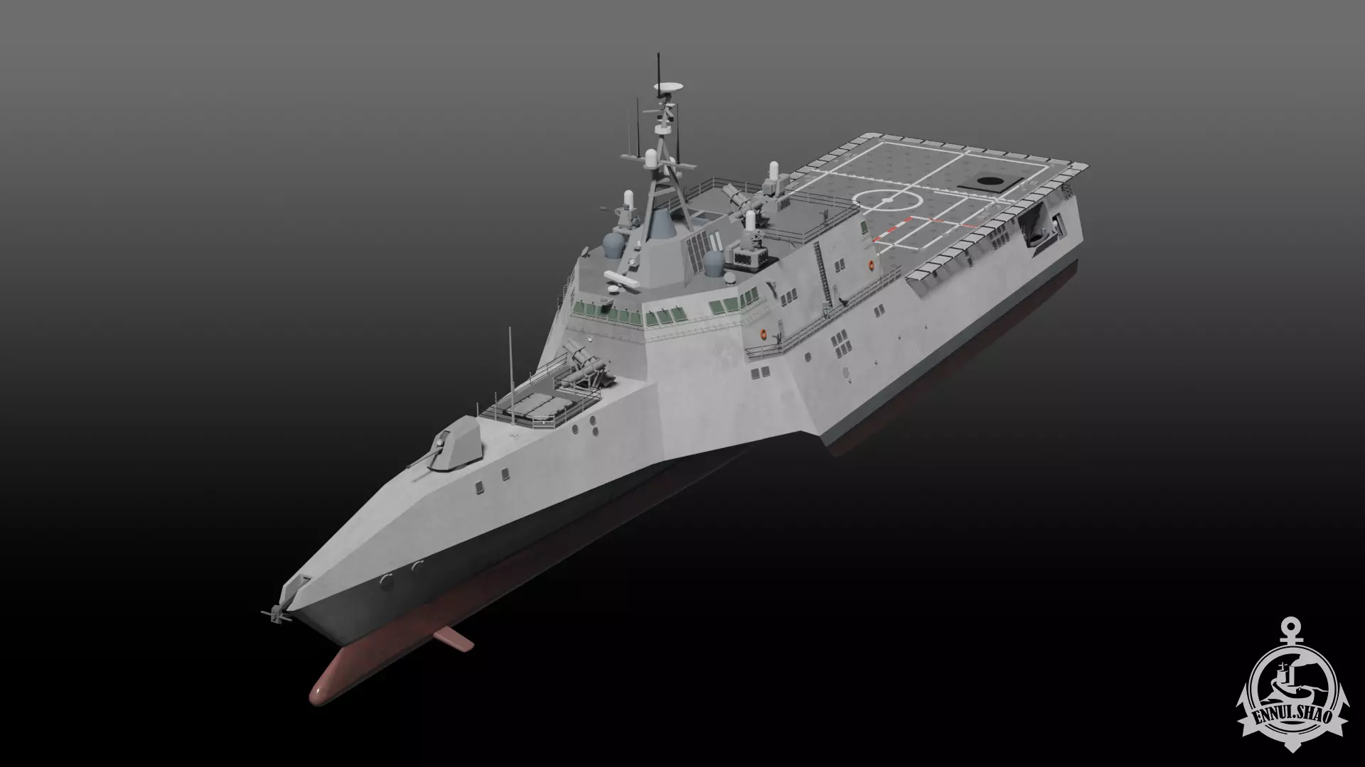 Littoral Combat Ship Independence class 3D model_0