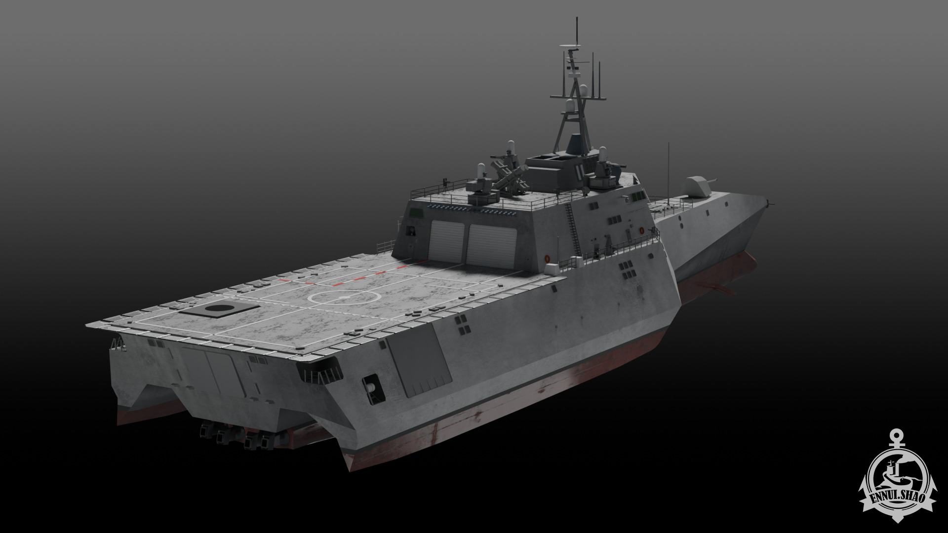 Littoral Combat Ship Independence class 3D model_4