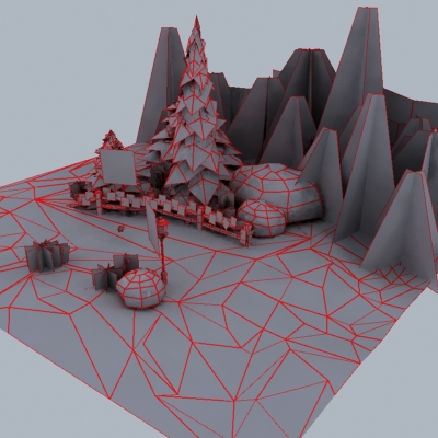 Winter Park 3D model_18