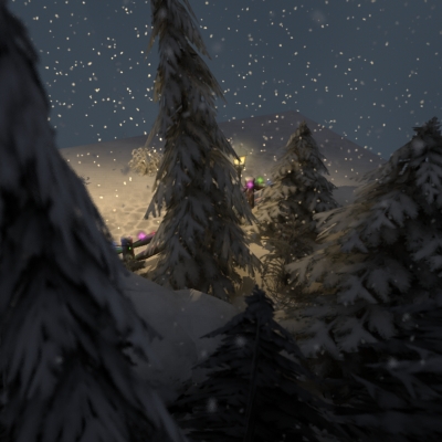 Winter Park 3D model_7
