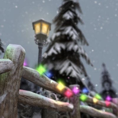 Winter Park 3D model_13