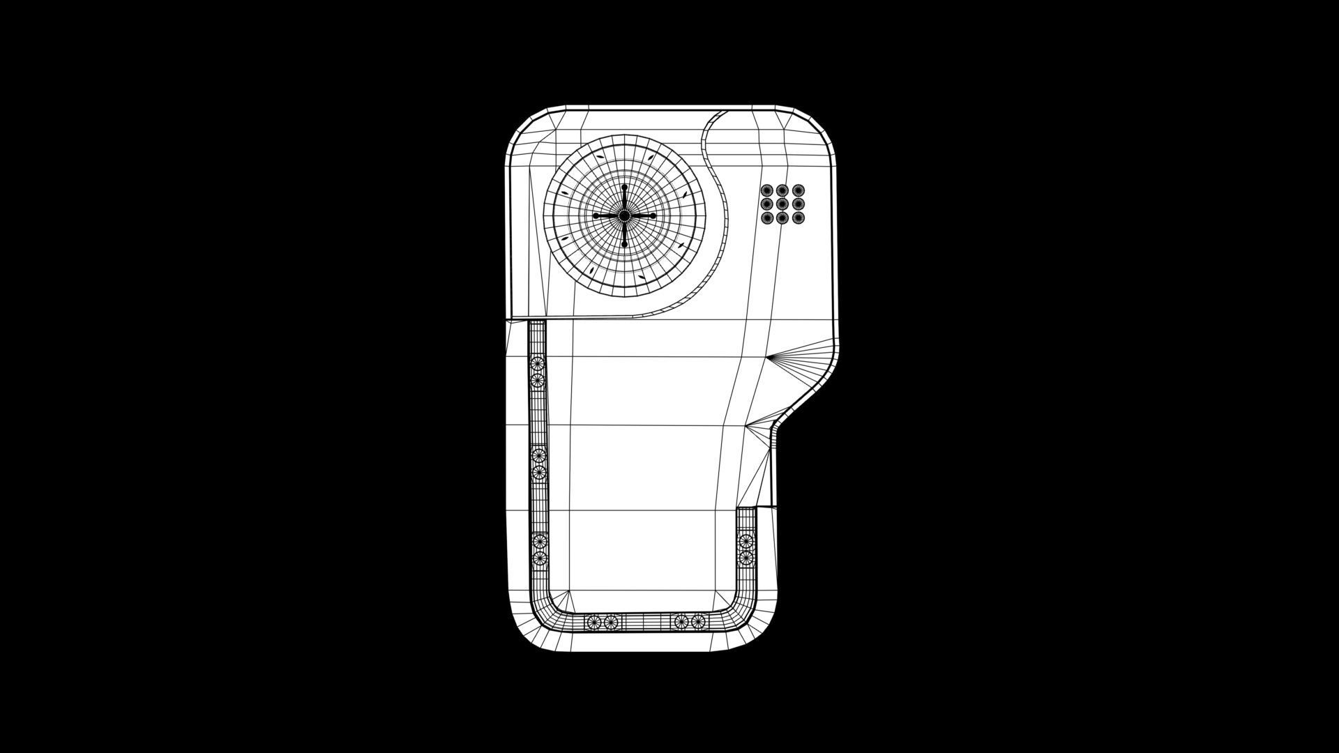 Casino table 3D model_8