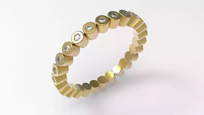 Eternity Bazel Ring 16 3mm