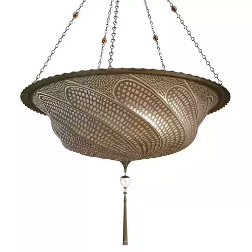 Scudo Saraceno Glass lamp Gold mosaic