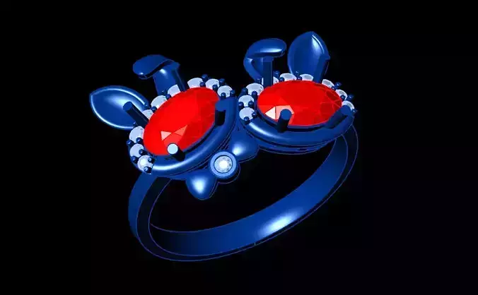 Rabbit Ring 3D print model