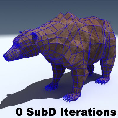 Grizzly Bear 3D model_10