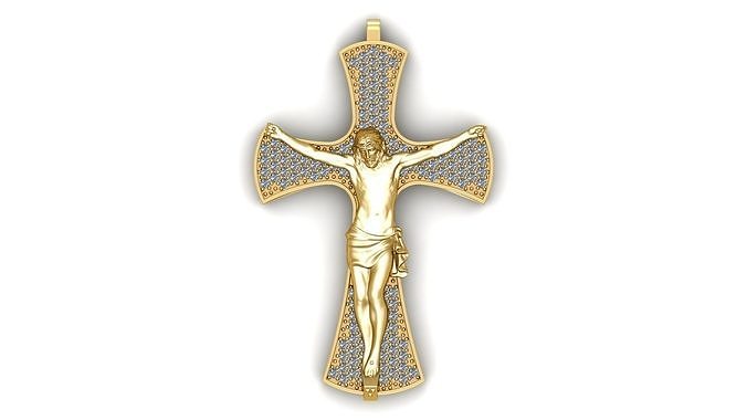 Jesus Christ pendant 3D print model