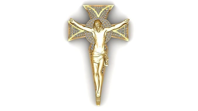 Jesus Christ pendant 3D print model