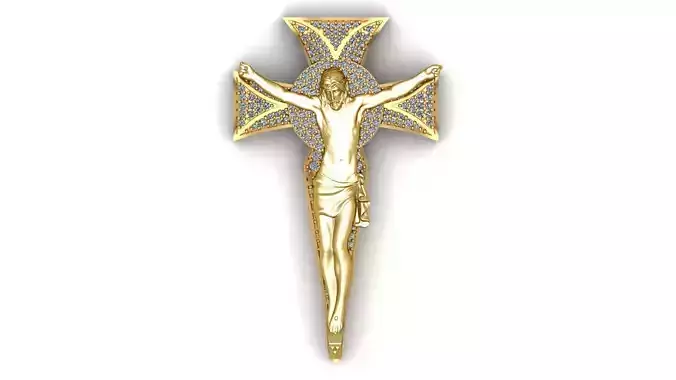 Jesus Christ pendant 3D print model
