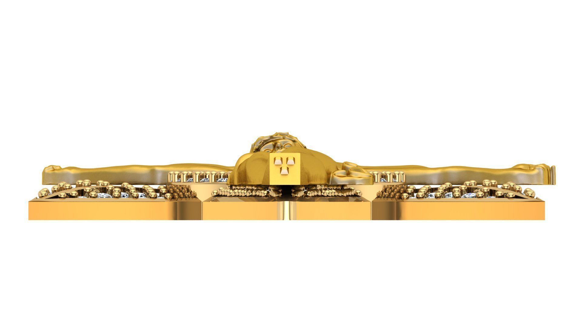 Jesus Christ pendant 3D print model_4