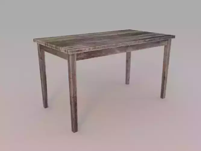 Table Low-poly 3D model