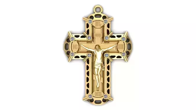 Jesus Christ pendant 3D print model