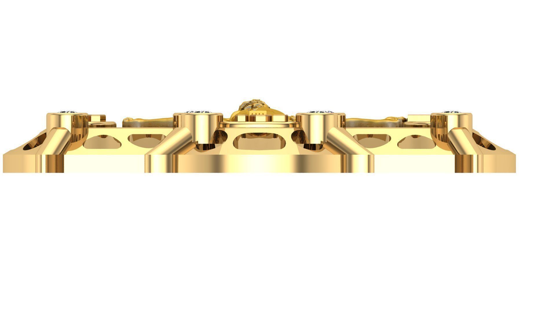 Jesus Christ pendant 3D print model_4