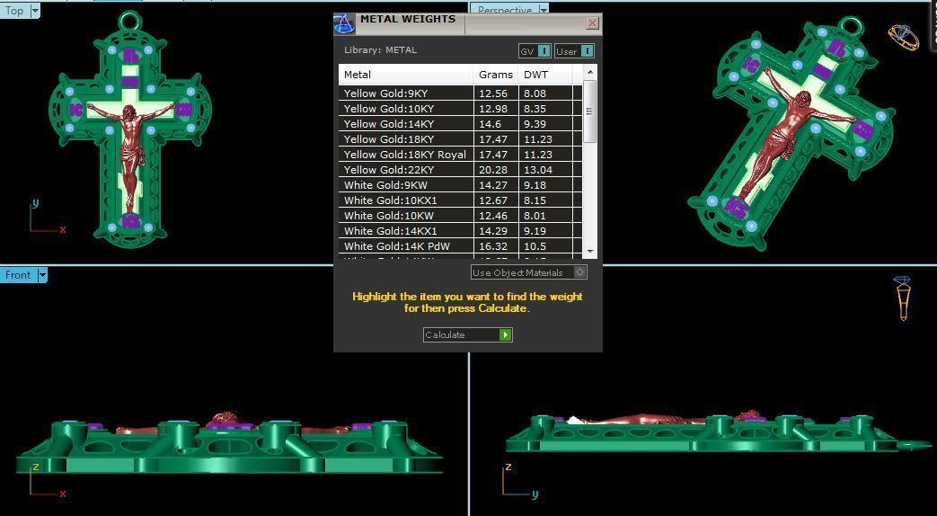 Jesus Christ pendant 3D print model_8