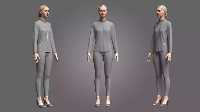Womens Outfit 3d Model 