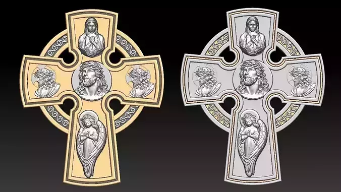 Jesus Christ pendant 3D print model Jesus Christ pendant 3D print model