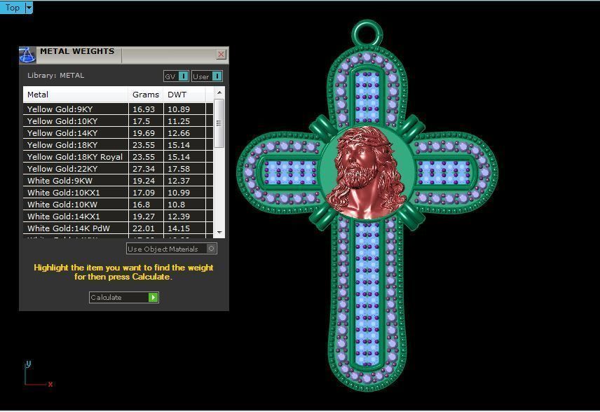 Jesus Christ pendant 3D print model_5