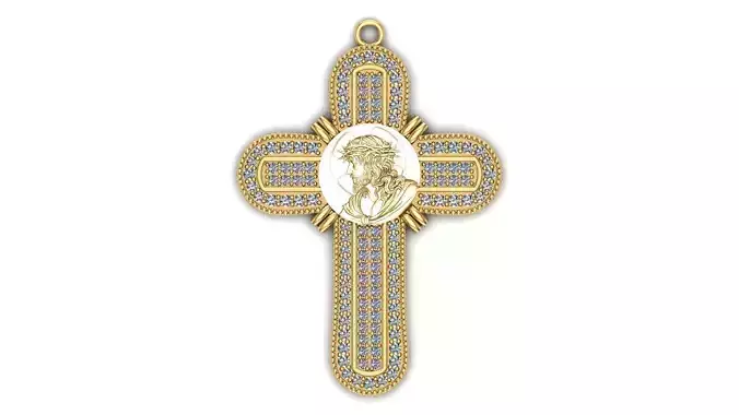 Jesus Christ pendant 3D print model