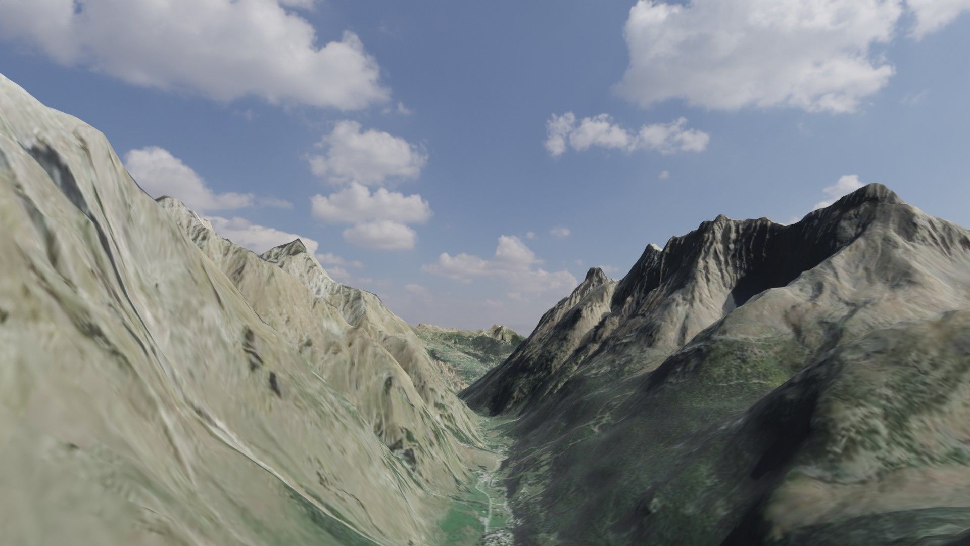 Mountain landscape 3D model_13