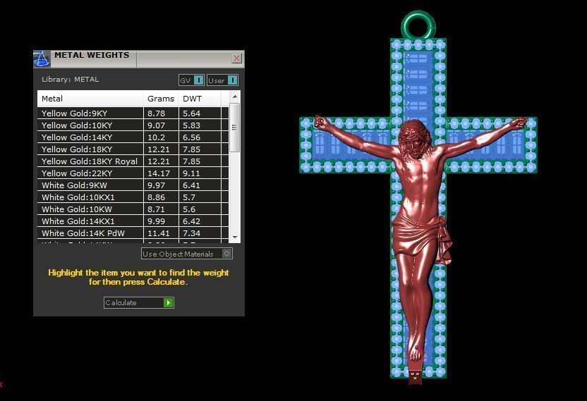 Jesus Christ pendant 3D print model_6