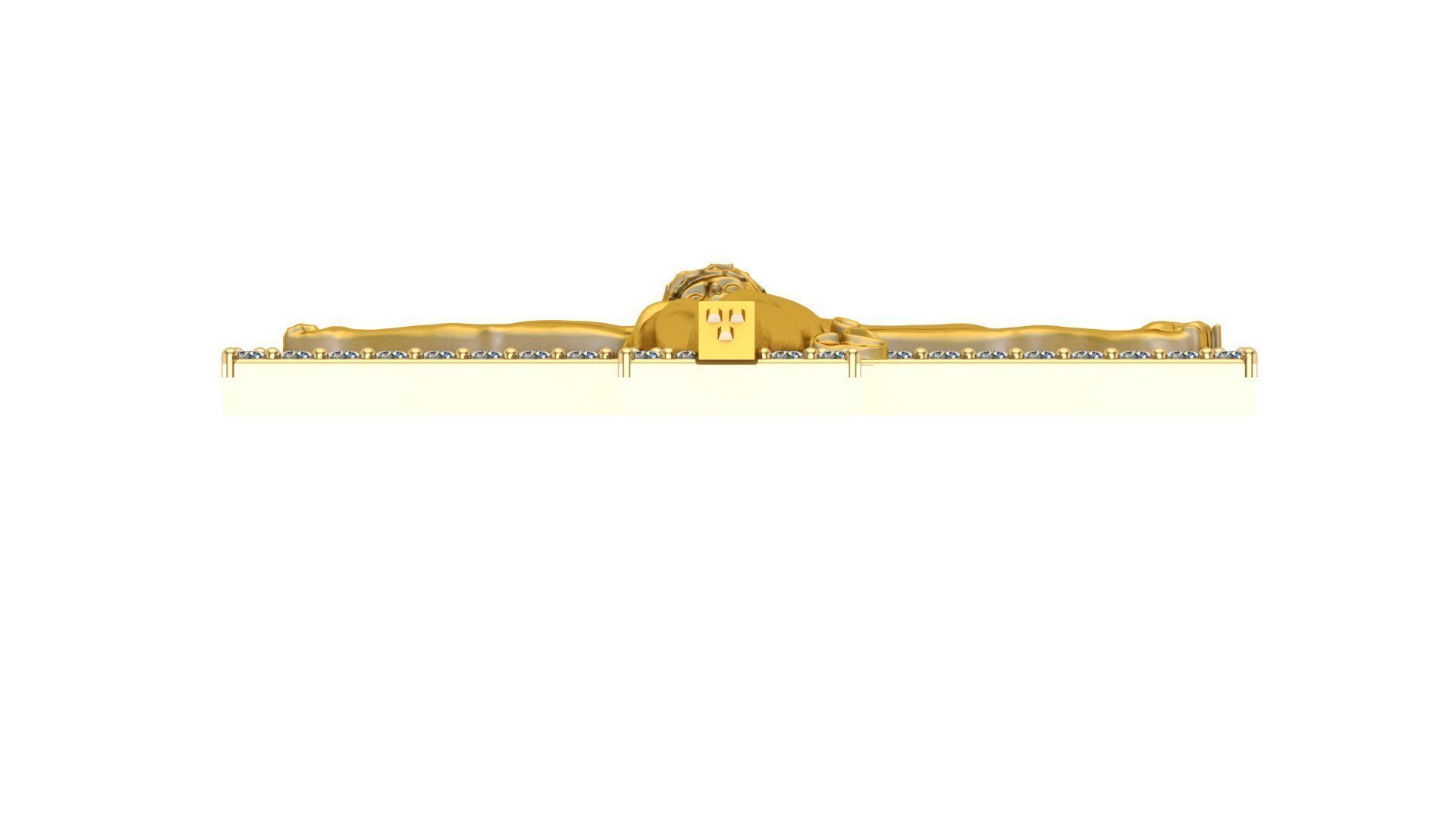 Jesus Christ pendant 3D print model_4