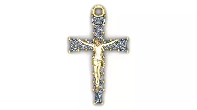 Jesus Christ pendant  3D print model