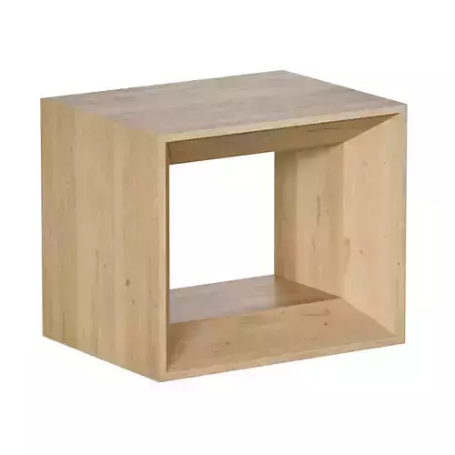 Vernon Natural Wood Side Table with Drawer 