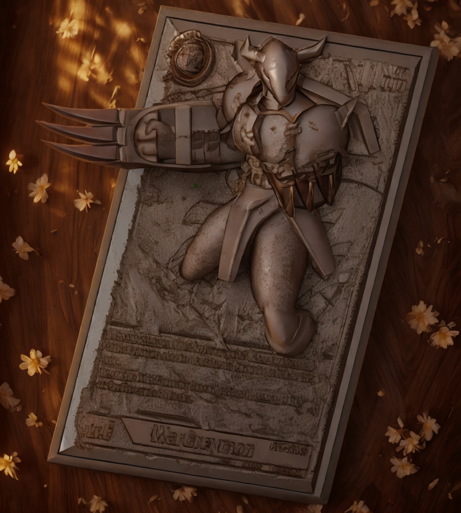 Wargreymon 3D 4D Digimon Card Model 3D print model_3